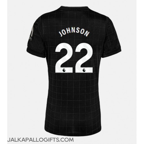 Tottenham Hotspur Brennan Johnson #22 Vieraspaita Naiset 2025-26 Lyhythihainen